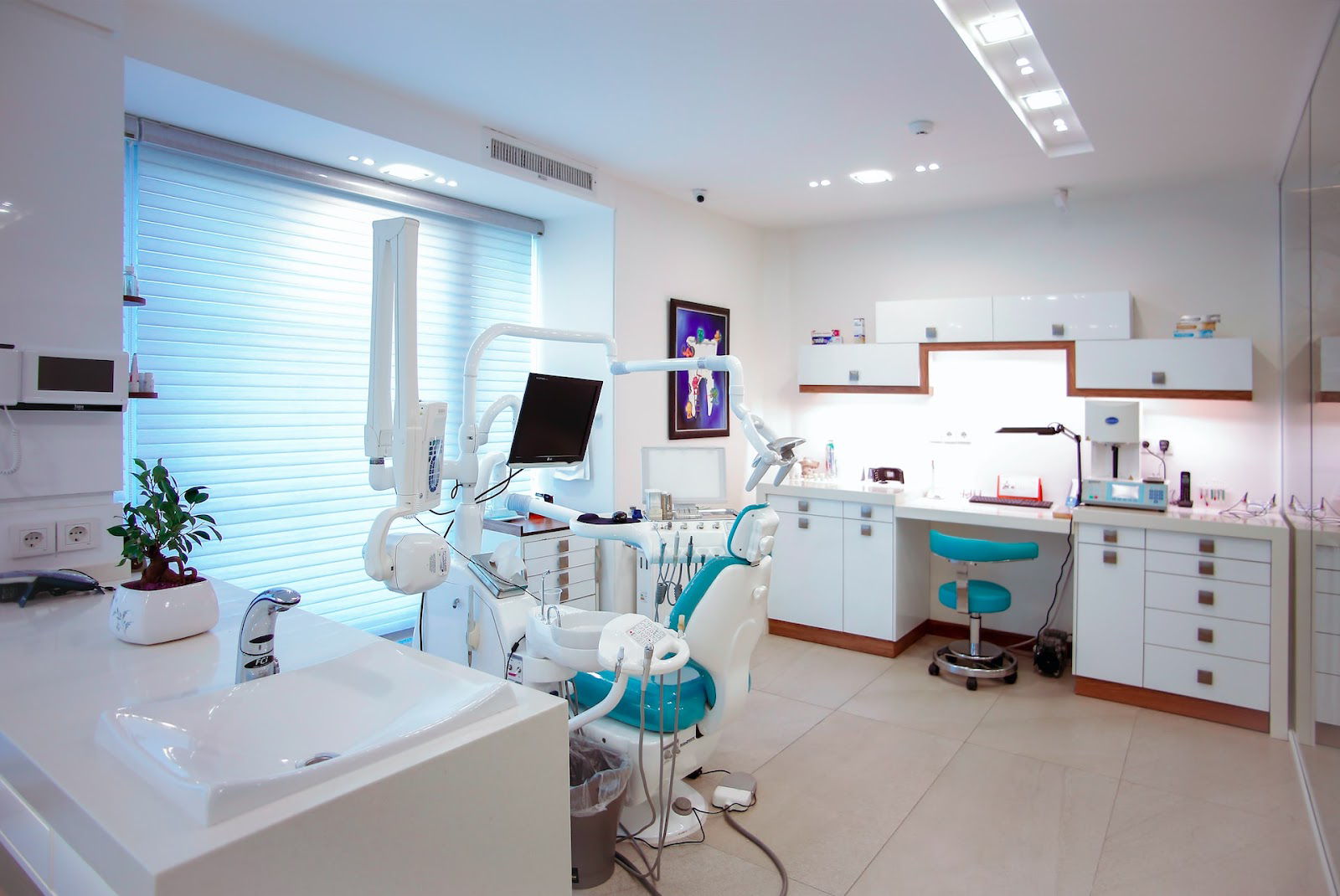modern dental office in Huntington Beach