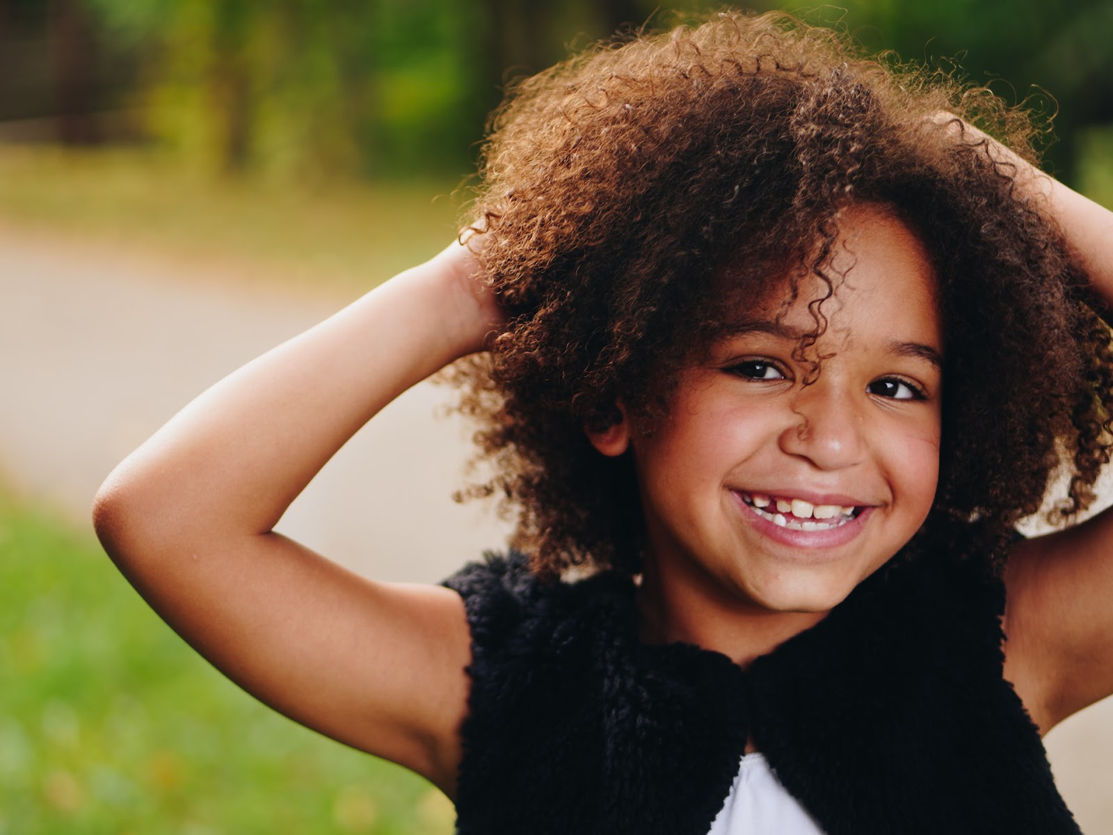 happy child going to pediatric dentist in Huntington Beach